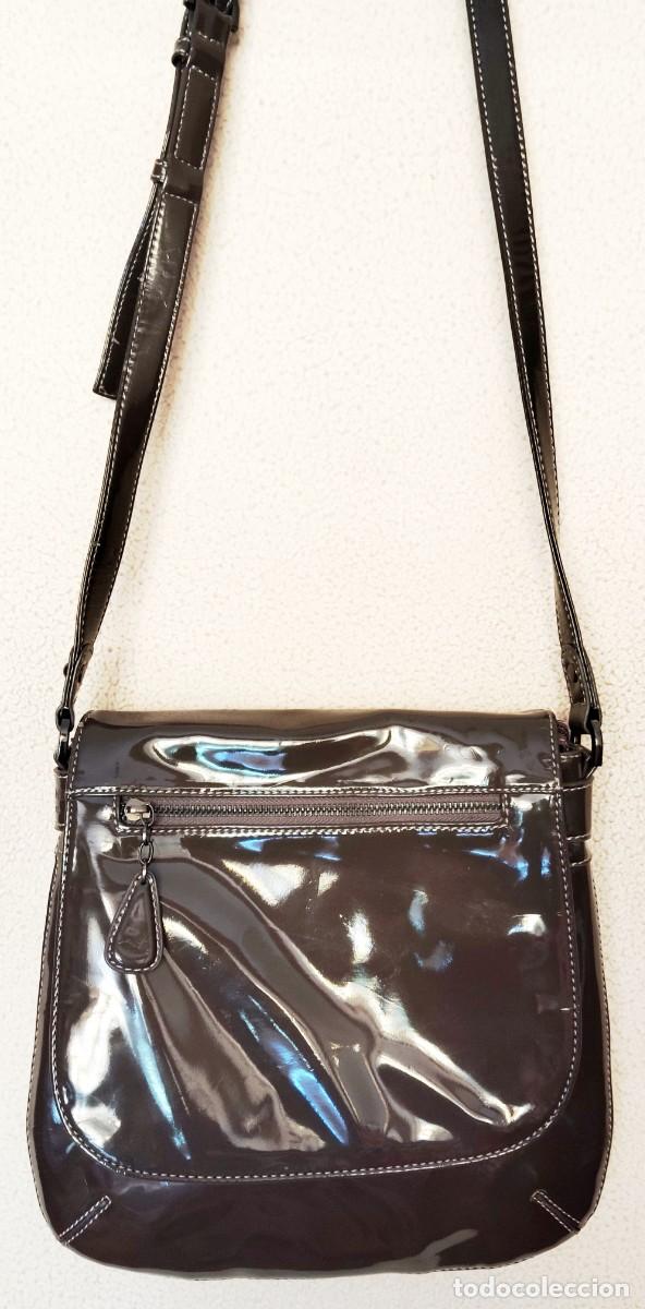 Vintage: BOLSO BANDOLERA,CHAROL,VINTAGE,Y2K