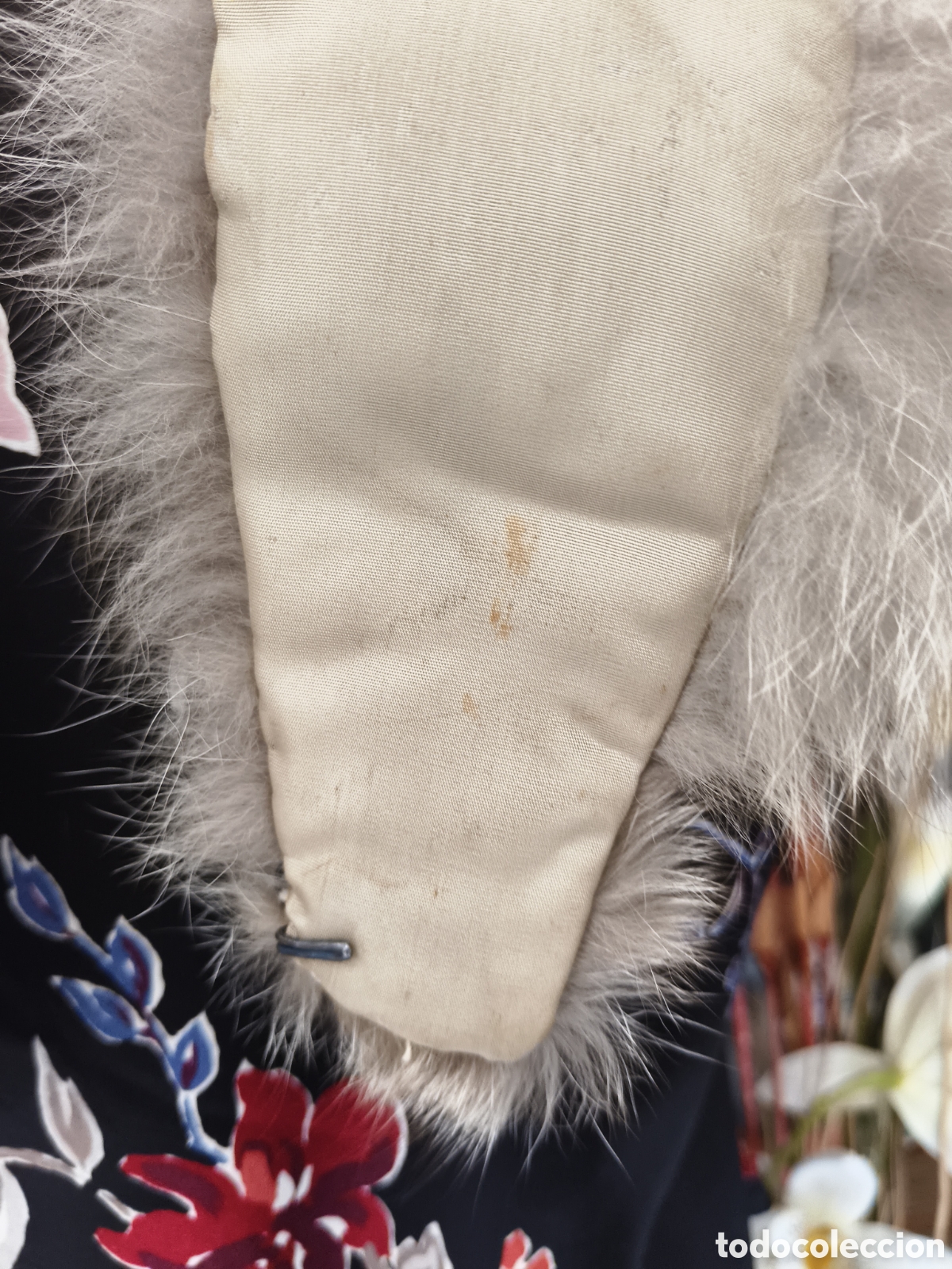 Vintage: Cuello de piel antiguo para abrigo - Foto 4
