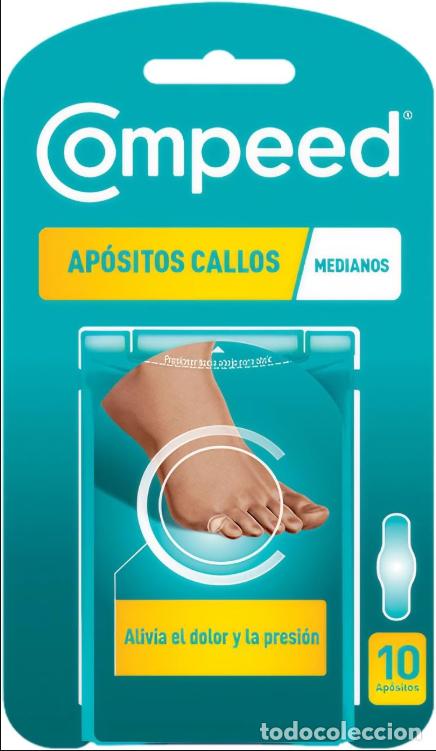 Vintage: Compeed Callos Medianos, Tratamiento para eliminar los callos de los pies, Pack 10 uds.