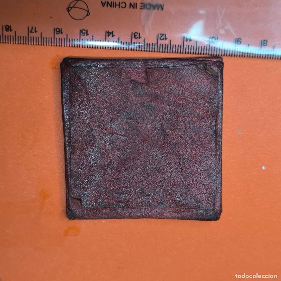 Vintage: 001521COM-monedero cubo plegable de cuero - Foto 3