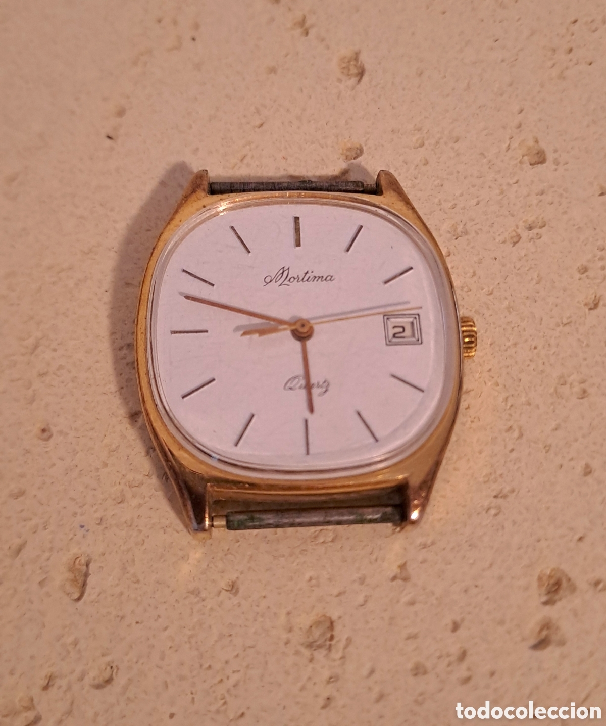 Vintage: Caja de Reloj Vintage Mortima Quartz (Para Restaurar / Piezas)