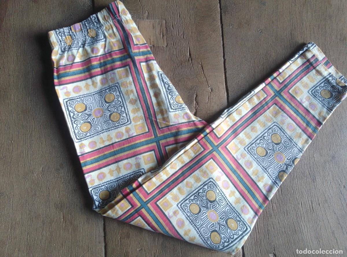 Vintage: Mallas, pantalones leggins vintage estampados. Talla L