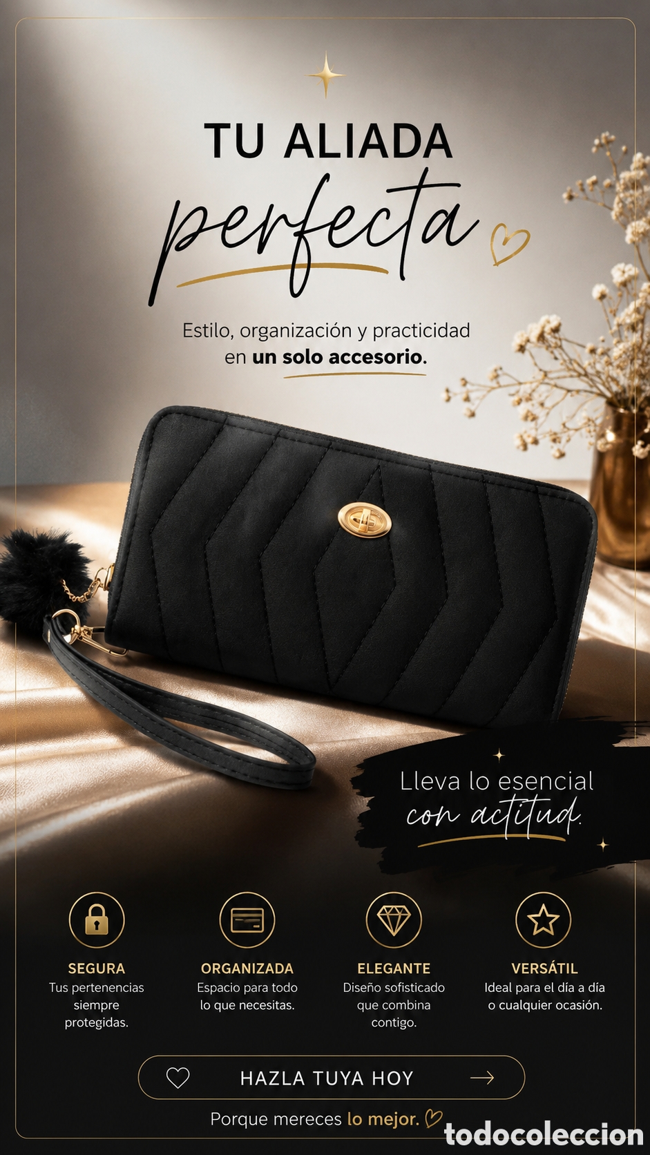 Vintage: Cartera Negra shoprj