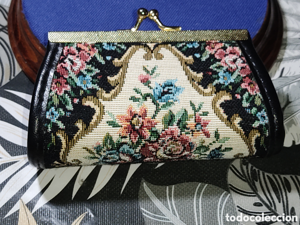 Vintage: Monedero Petit Point,Distribuido por el Corte ingl&eacute;s.Nuevo,sin uso.Vintage.*F*