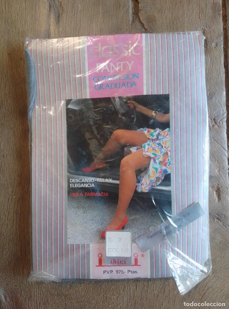 Vintage: Medias vintage Ibici. Panty compresi&oacute;n graduada. Talla M. Nuevos