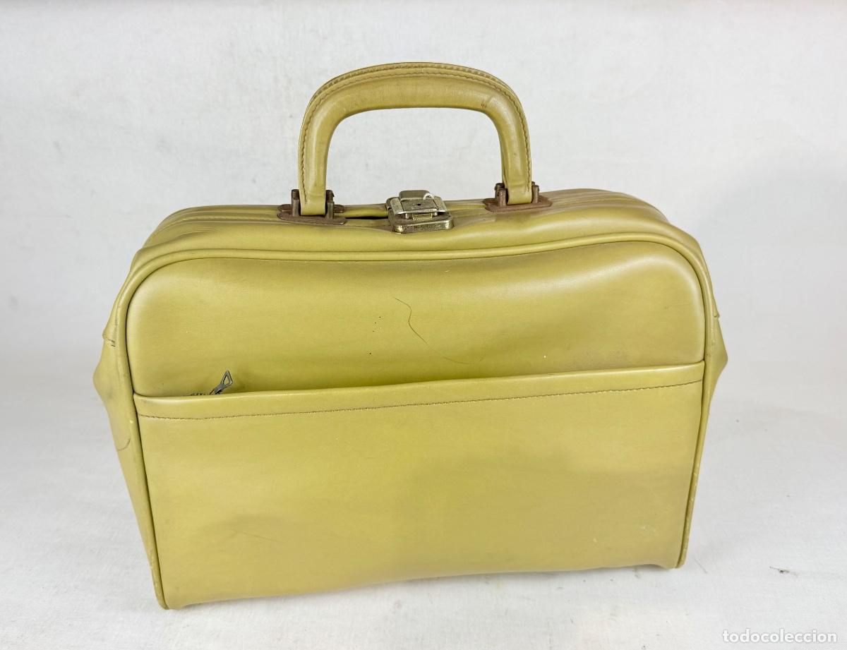 Vintage: Bolso de viaje beige - Foto 2