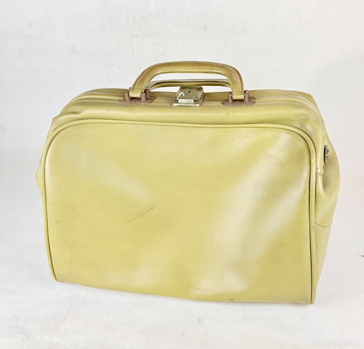 Vintage: Bolso de viaje beige - Foto 6