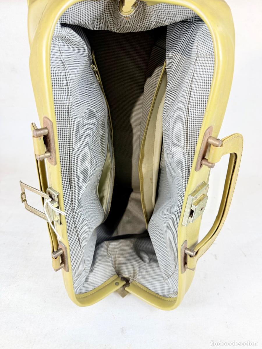 Vintage: Bolso de viaje beige - Foto 8