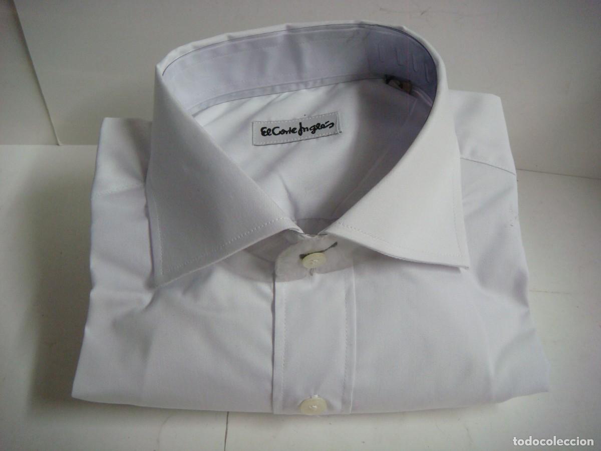 Vintage: CAMISA MANGA LARGA COLOR BLANCO TALLA N&ordm;- 4 ES NUEVA-(&)