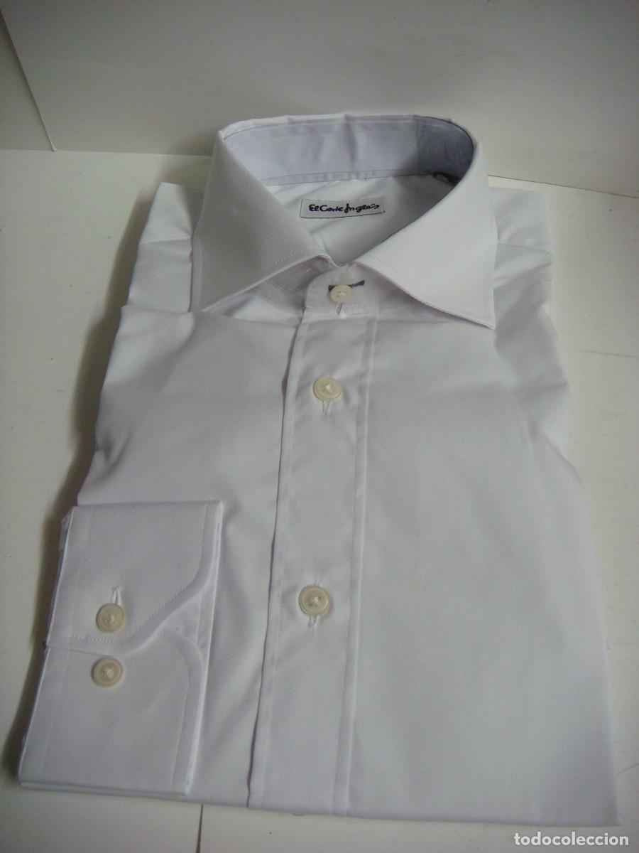 Vintage: CAMISA MANGA LARGA COLOR BLANCO TALLA N&ordm;- 4 ES NUEVA-(&)