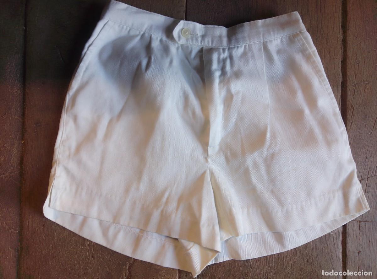 Vintage: Pantalones cortos vintage blancos. Talla 42