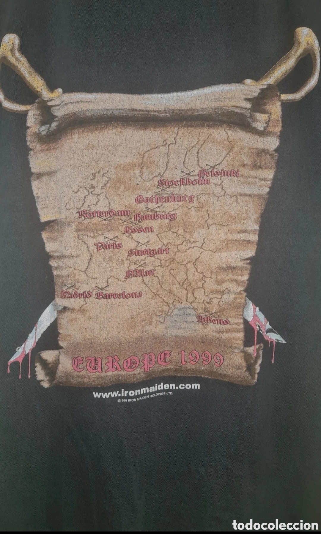 Vintage: Camiseta iron maiden the trooper - Foto 6