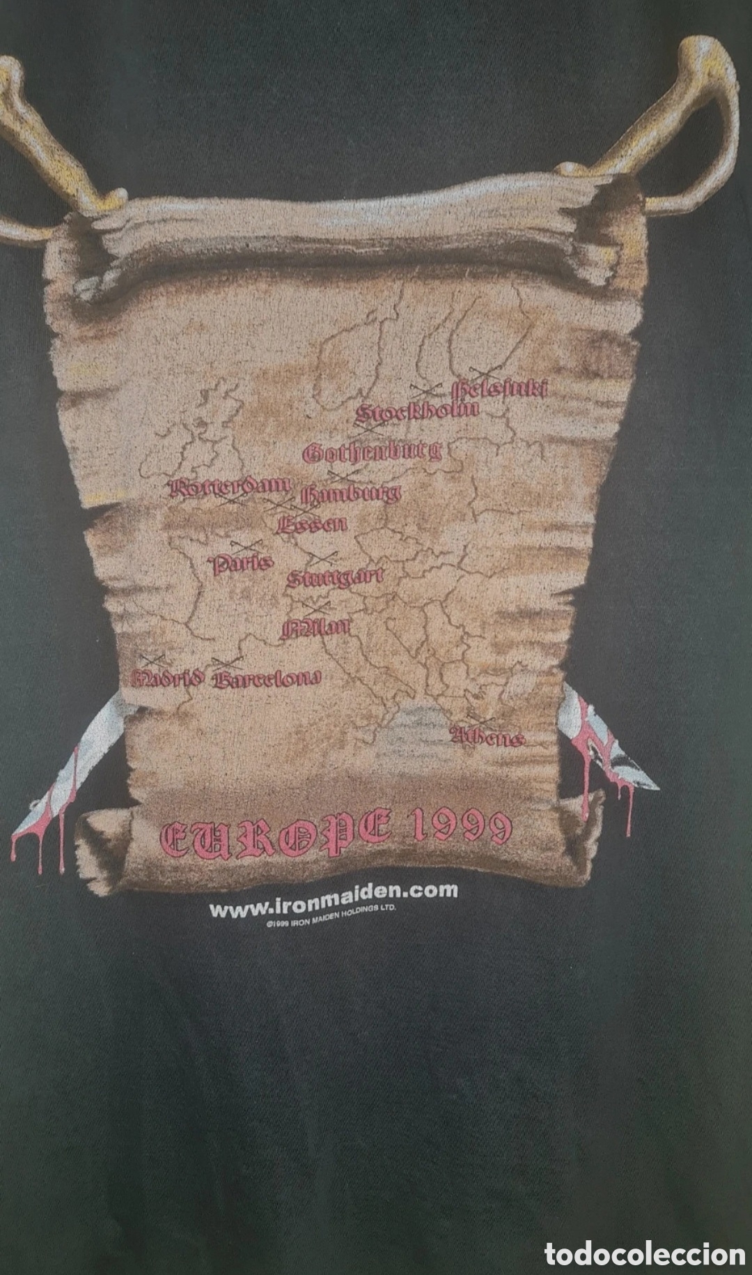 Vintage: Camiseta iron maiden the trooper - Foto 7