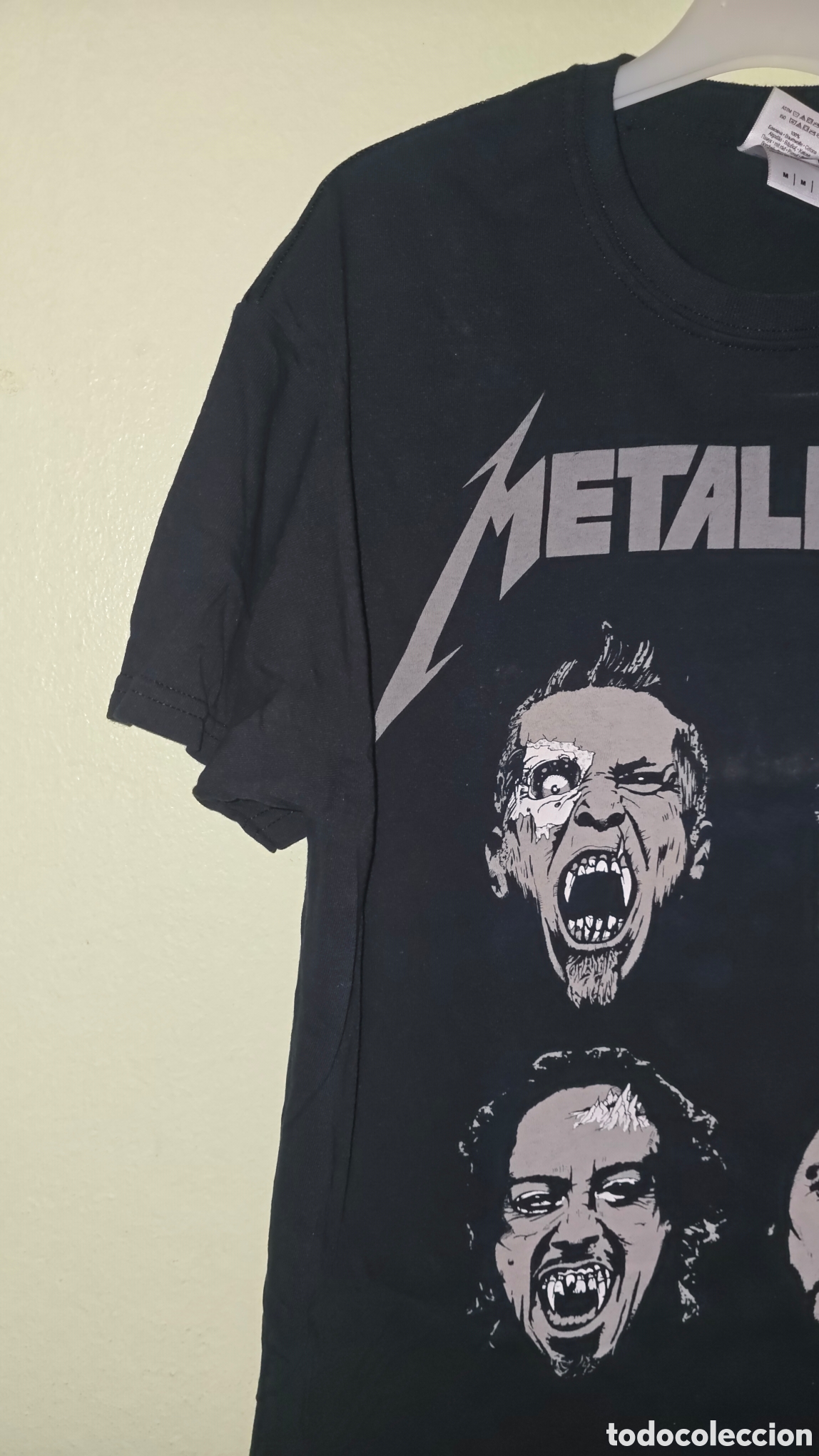 Vintage: Camiseta metallica monsters - Foto 3
