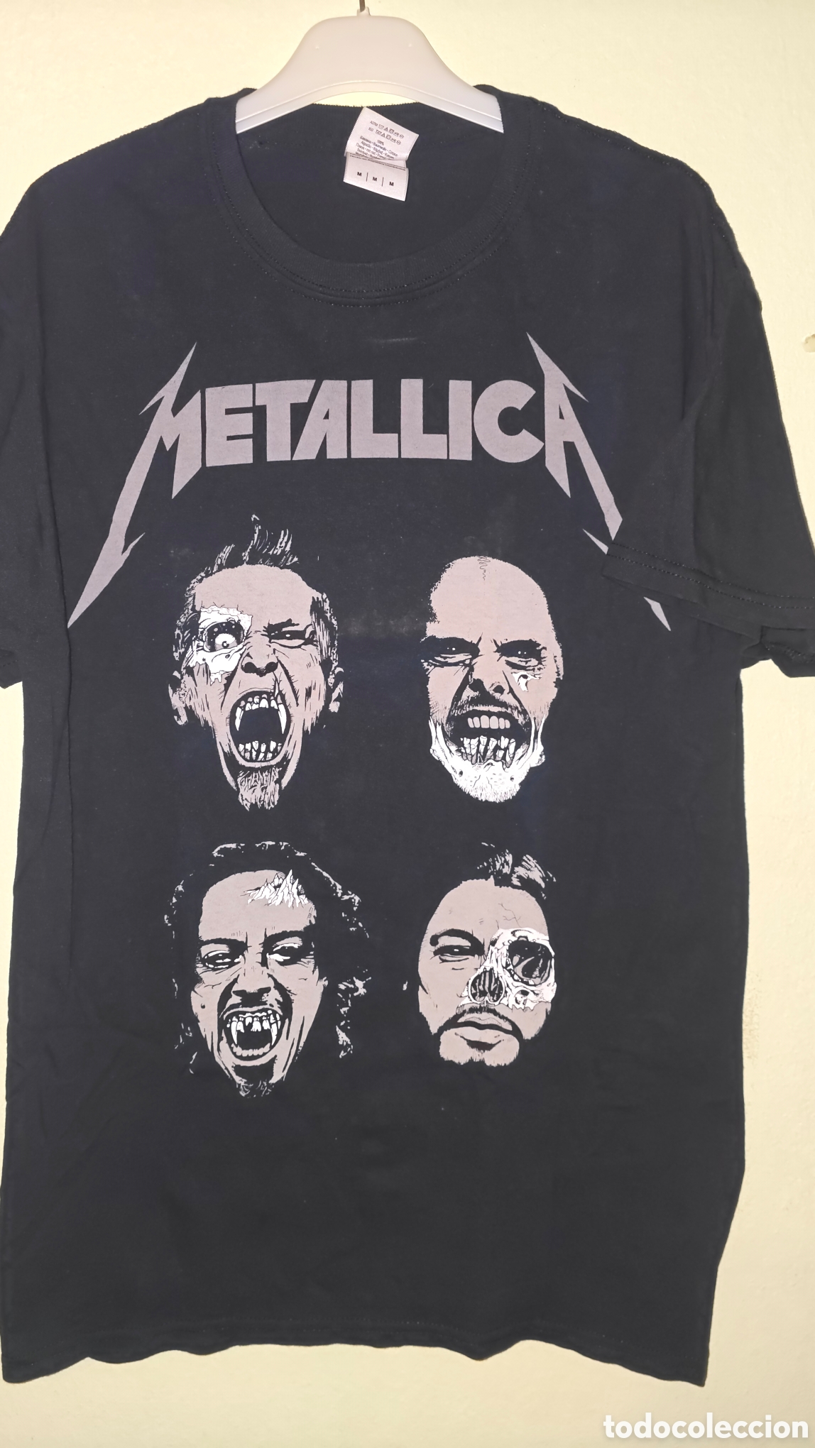 Vintage: Camiseta metallica monsters