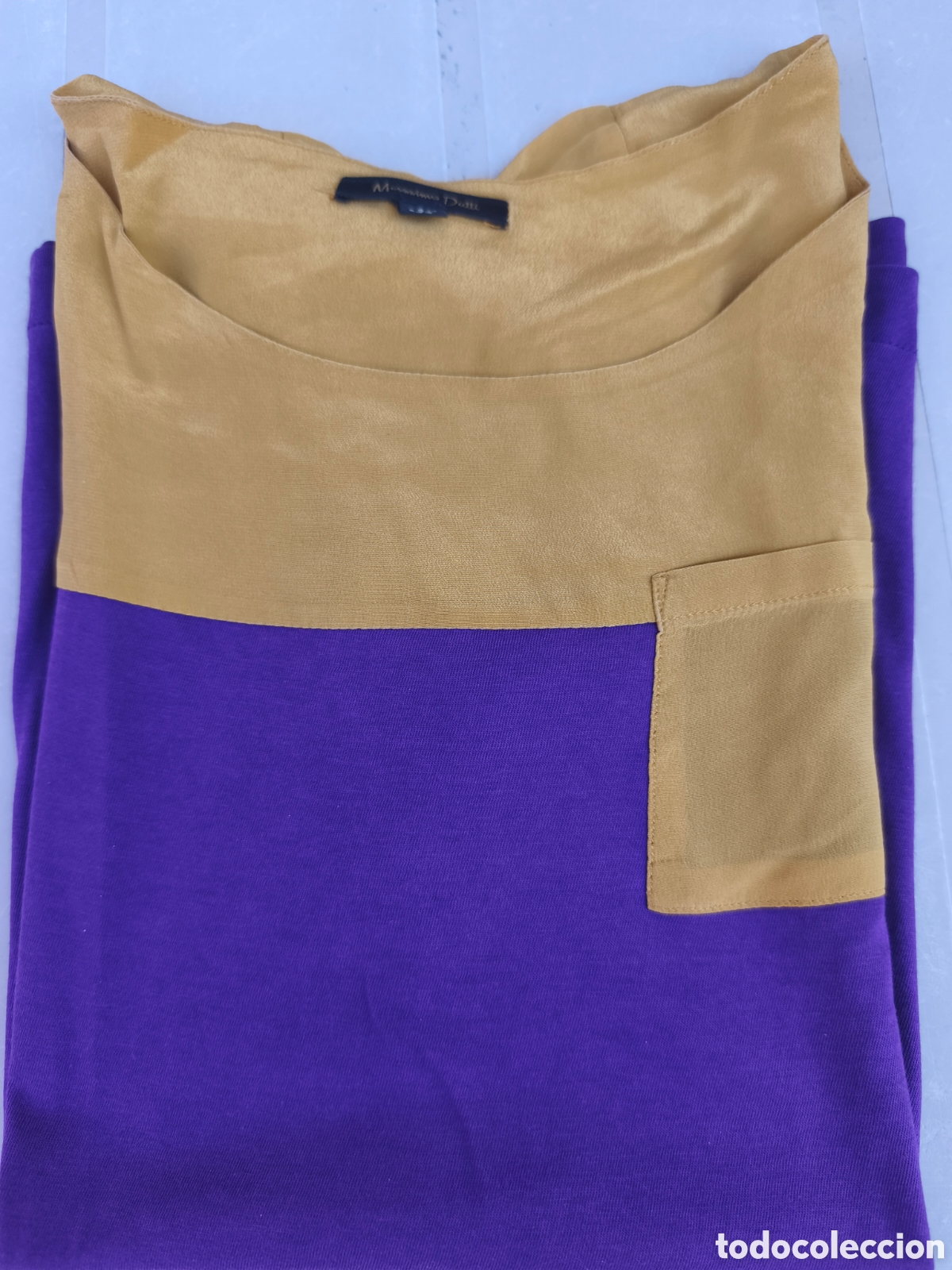 Vintage: Camiseta de seda y algod&oacute;n. Massimo Dutti - Foto 1