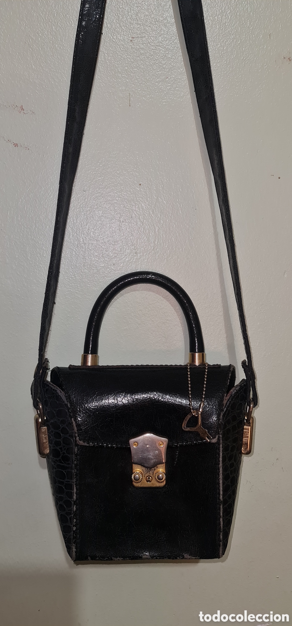 Vintage: Bolso pinup negro vintage a&ntilde;os 50