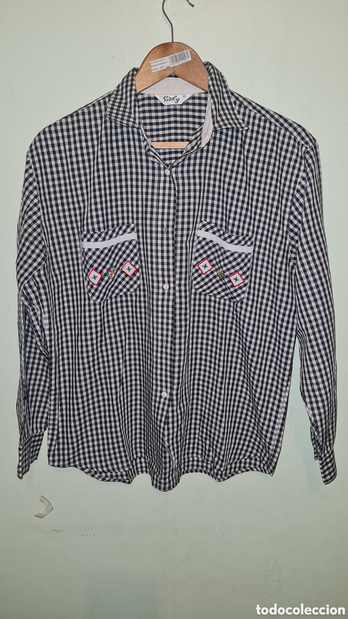 Vintage: Camisa vintage de cuadros talla l