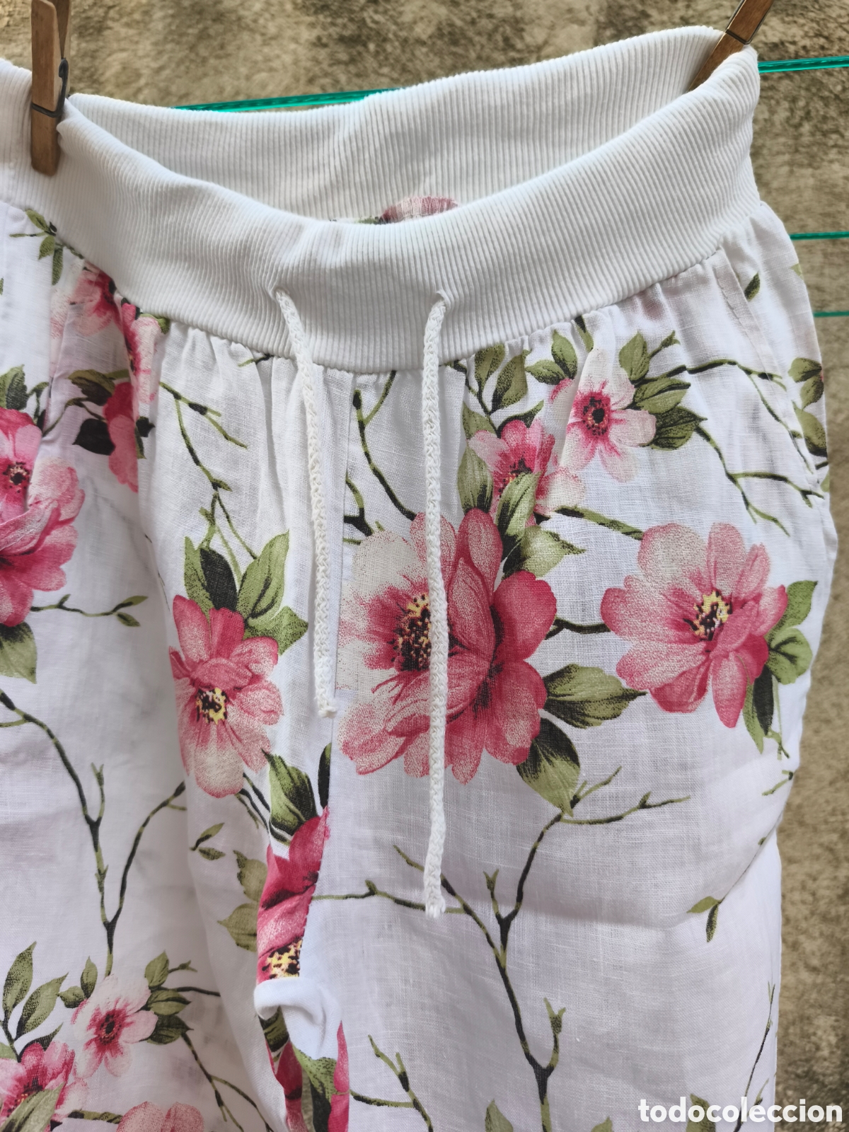 Vintage: Pantalones 100% lino, sin estrenar