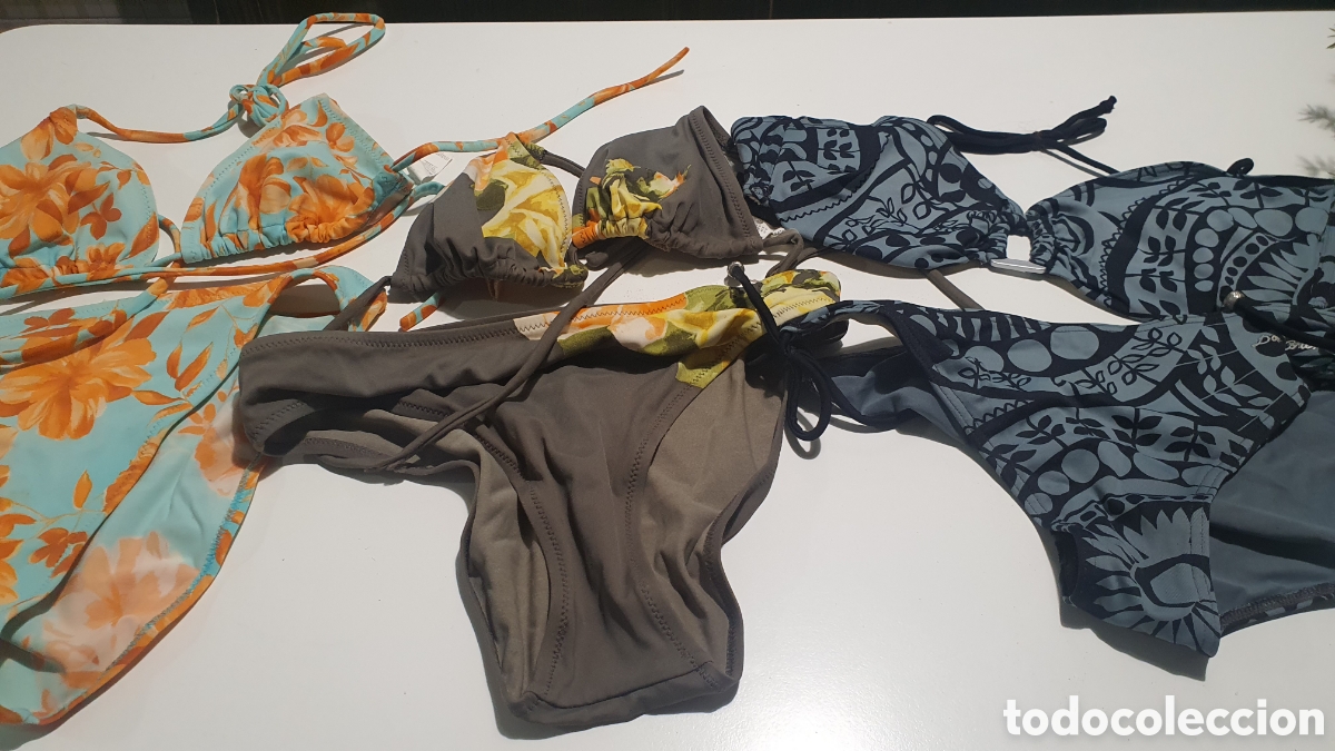 Vintage: Lote de 6 bikinis y un ba&ntilde;ador - Foto 2