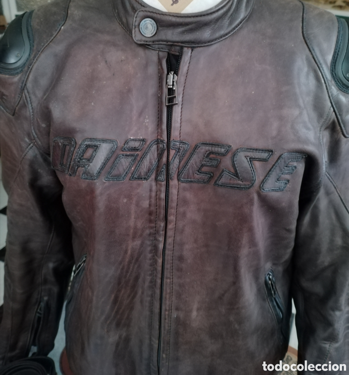 Vintage: CAZADORA DAINESE MOTO, CUERO.