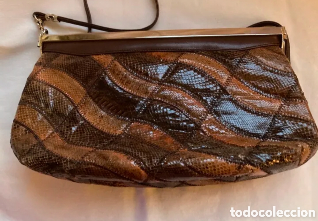 Vintage: bolso de piel de serpiente - Foto 3