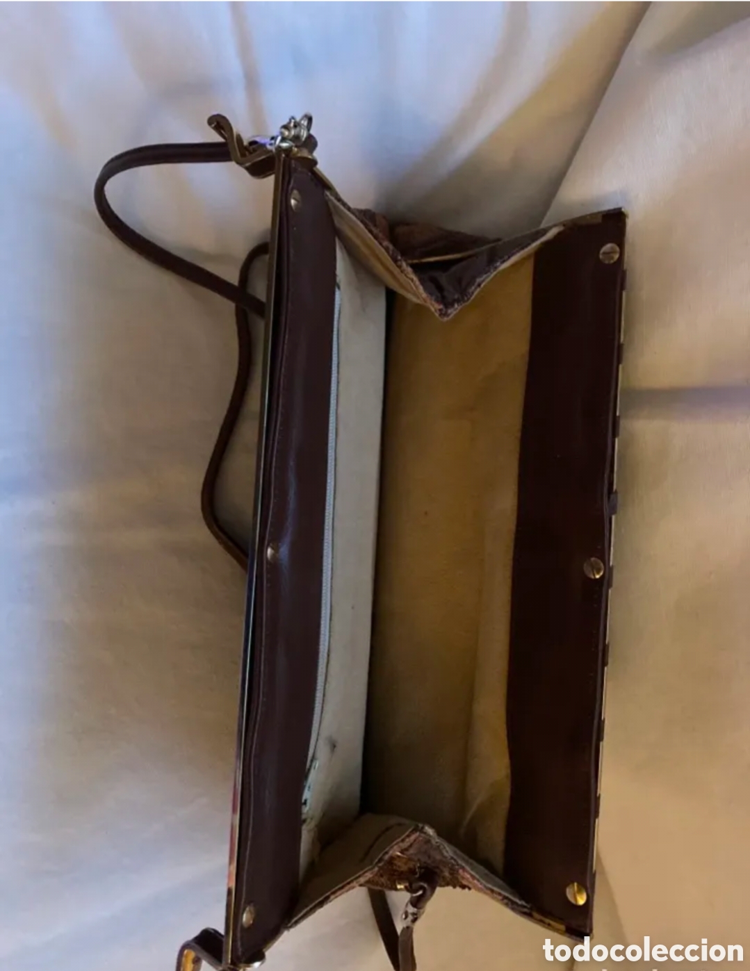 Vintage: bolso de piel de serpiente - Foto 5