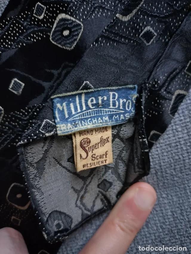 Vintage: ANTIGUA CORBATA ORIGINAL A&Ntilde;OS 1930 1940 MILLER BROS VINTAGE ESTADOS UNIDOS USA PATENTED FEB. 27 1923