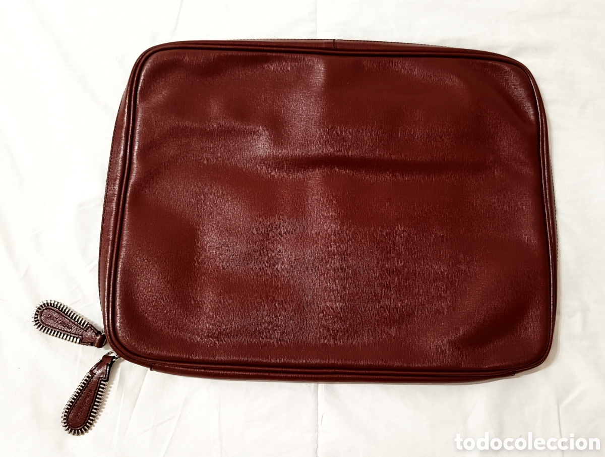 Vintage: DOLCE & GABBANA Portafolios color Marr&oacute;n Rojizo, Calidad excelente, Made in Italy, Nuevo