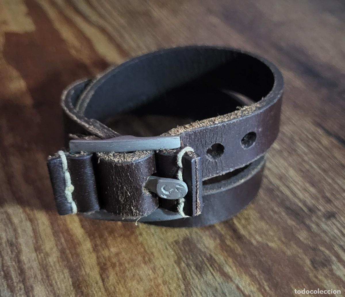 Vintage: PULSERA HOMBRE - SFERA- DOBLE VUELTA - MARRON - PIEL