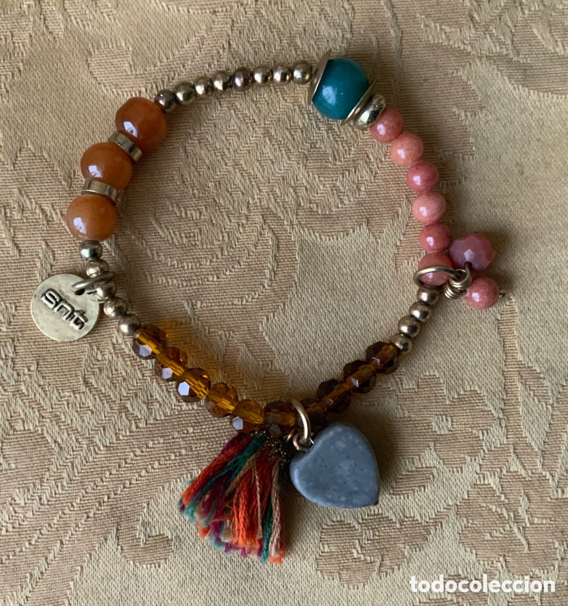Vintage: PULSERA CRISTALES MARRONES SNT - Foto 7