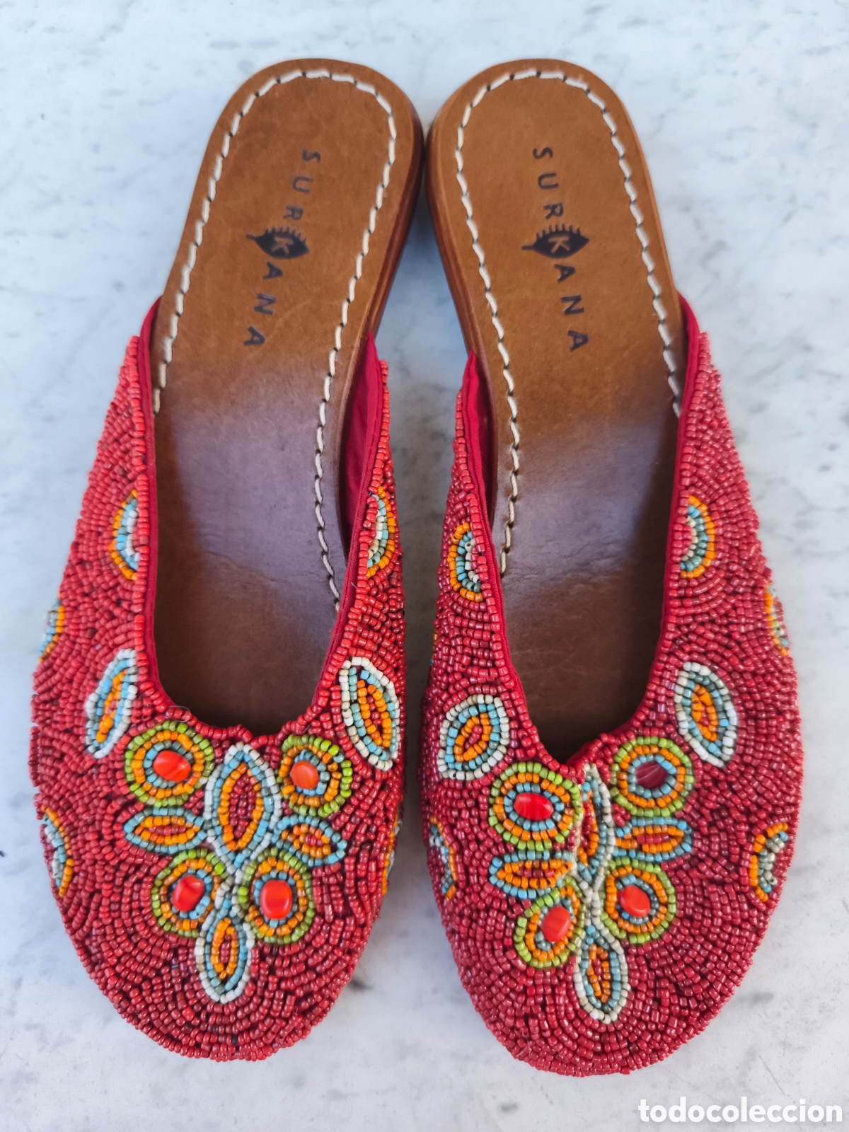 Vintage: Zapatos de verano o Mules. Surkana