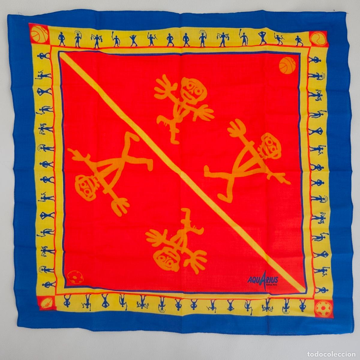 Vintage: Pa&ntilde;uelo pa&ntilde;oleta Aquarius
