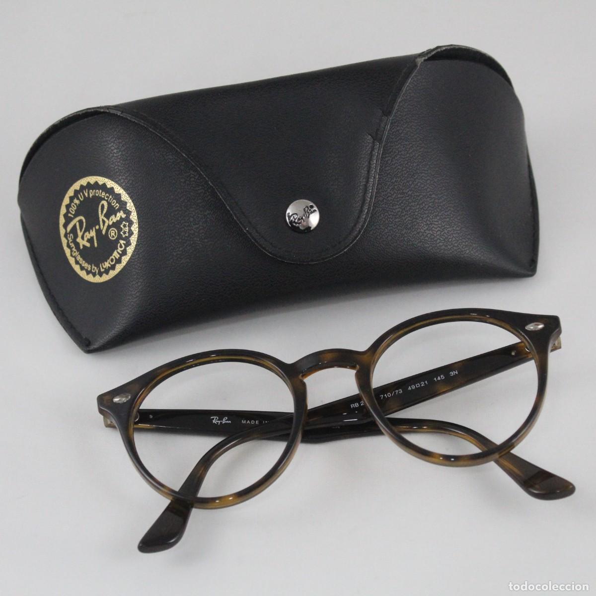 Vintage: Ray-Ban RB2180 710/73 Montura Gafas Carey 49-21 Made Italy Funda Original