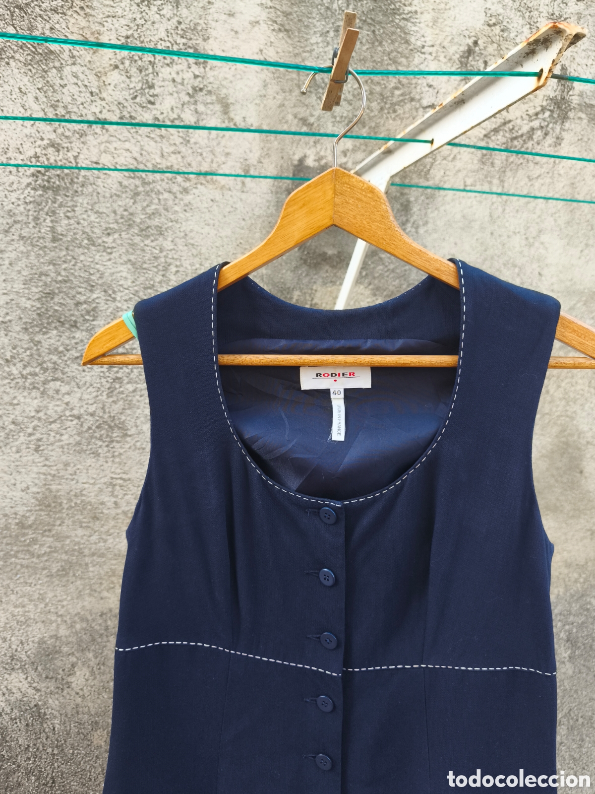 Vintage: Vestido Rodier, muy elegante - Foto 9