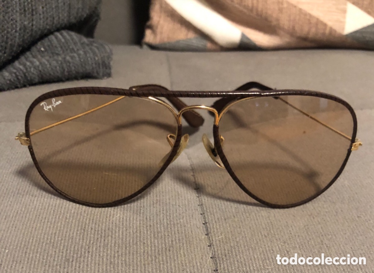 Vintage: Gafas RAY BAN AVIATOR &ldquo;LEATHERS VINTAGE U.S.A