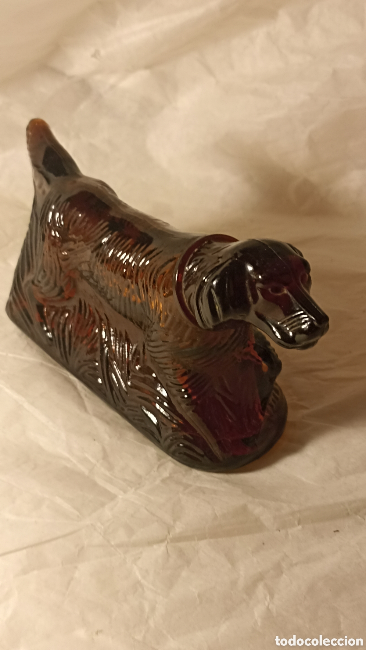 Vintage: Botella Vintage Avon Perro Setter Irland&eacute;s - Tai Winds (Madrid 70s)18 cm
