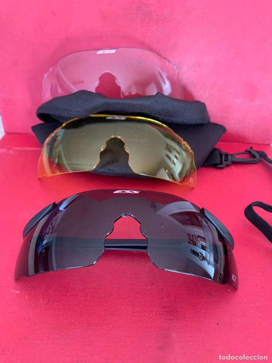 Vintage: GAFAS DE SOL ESS ICE Balistic Combat negras NUEVAS - Foto 4