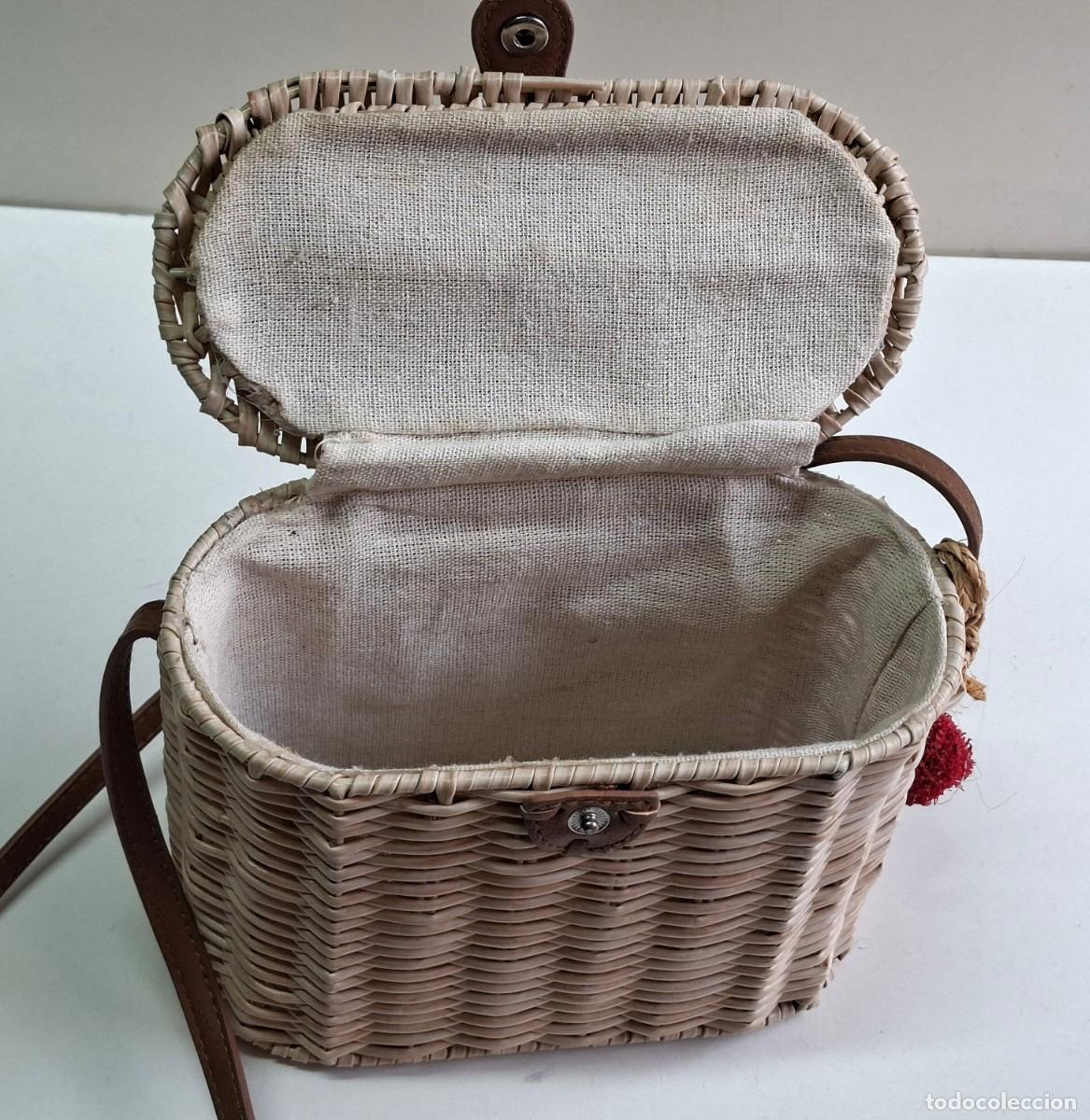 Vintage: BOLSO DE RAFIA PARFOIS - Foto 3