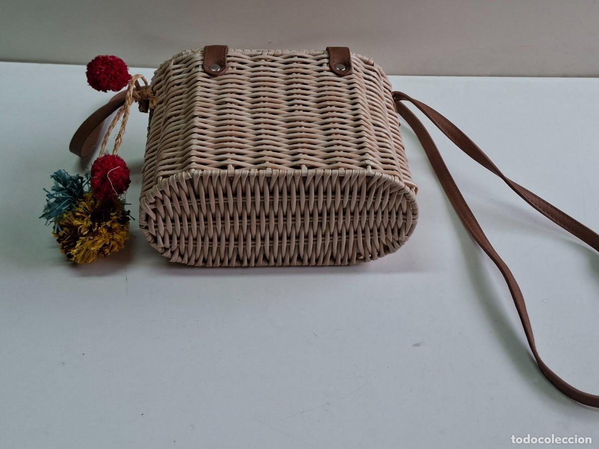 Vintage: BOLSO DE RAFIA PARFOIS - Foto 6