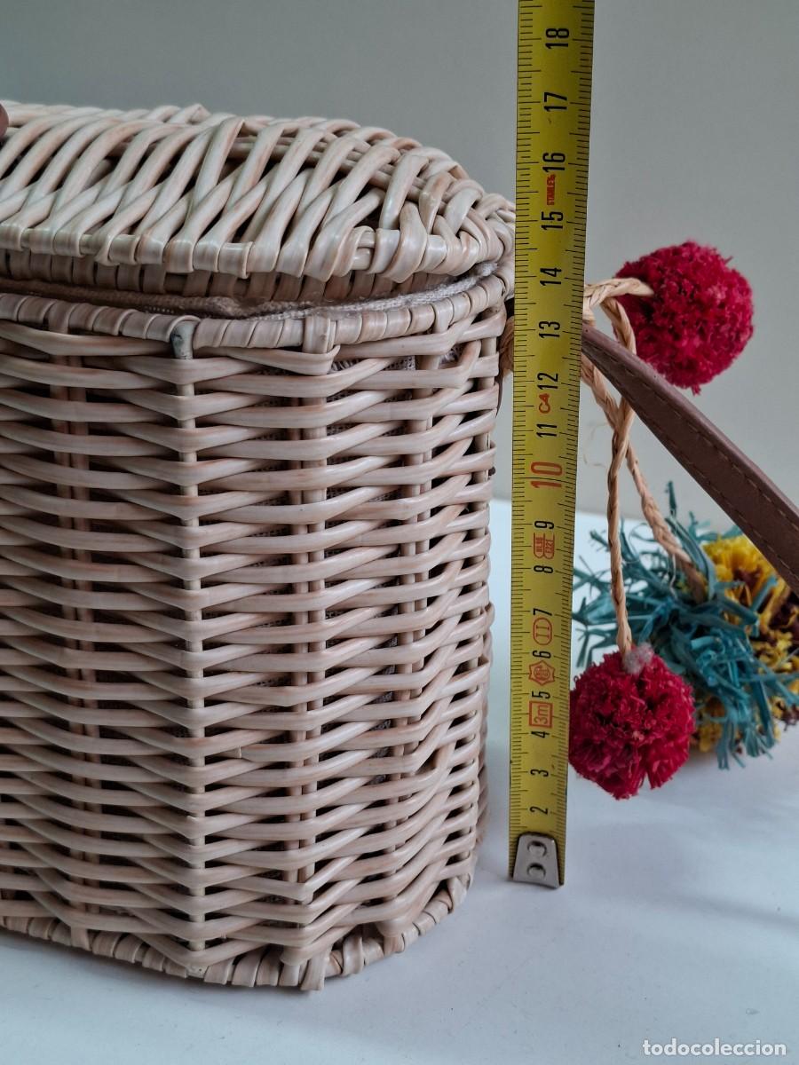 Vintage: BOLSO DE RAFIA PARFOIS - Foto 7