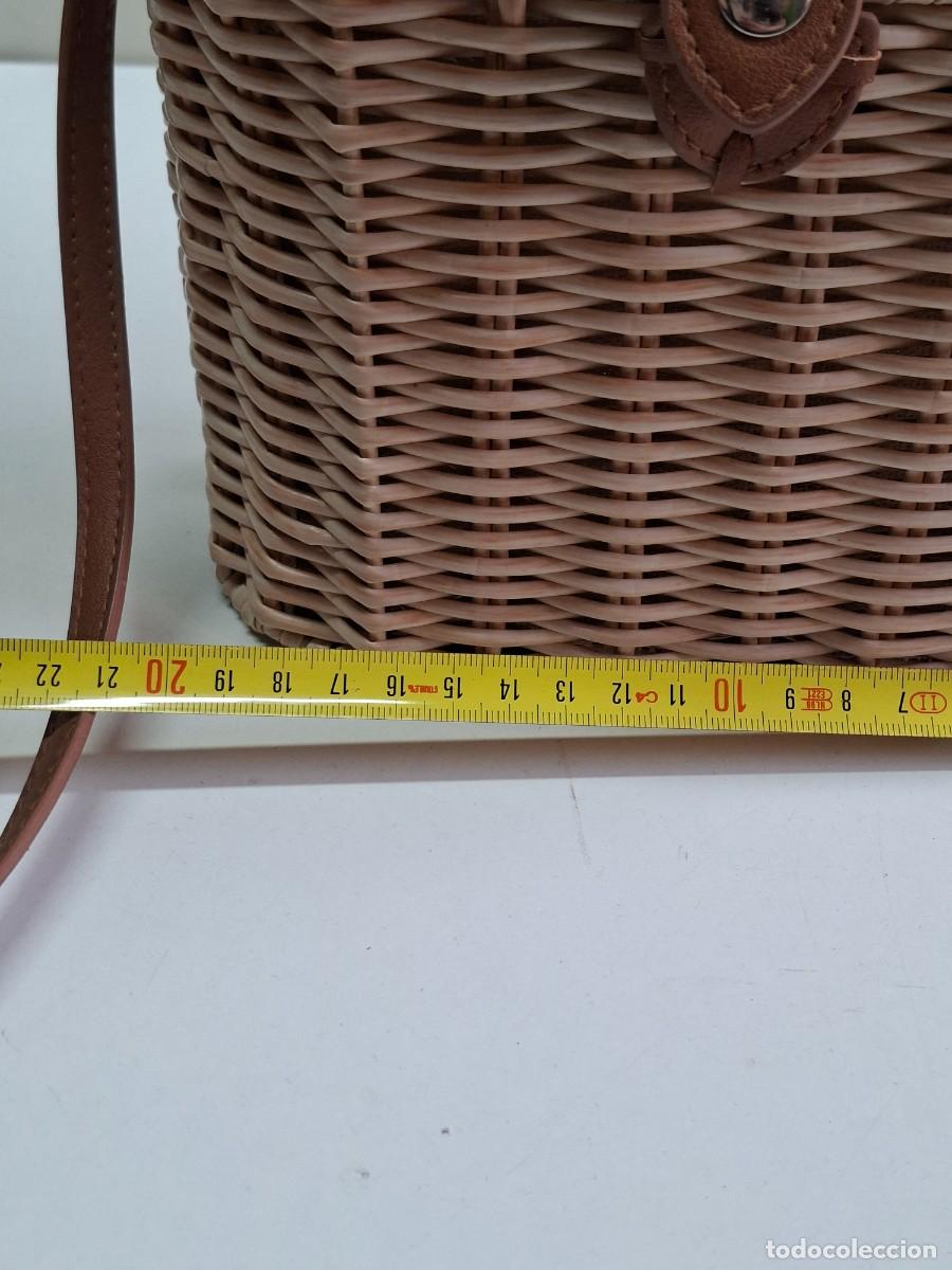 Vintage: BOLSO DE RAFIA PARFOIS - Foto 8
