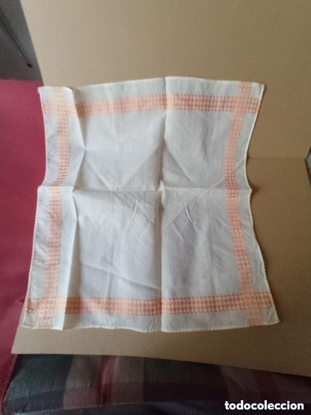 Vintage: PA&Ntilde;UELO DE DIBUJOS NARANJAS -a&ntilde;os 70