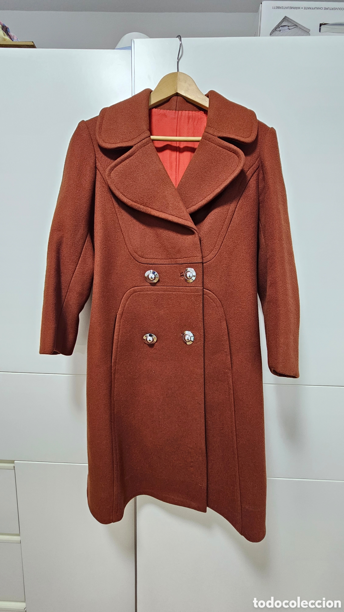 Vintage: Abrigo Lana Vintage 70s Talla S