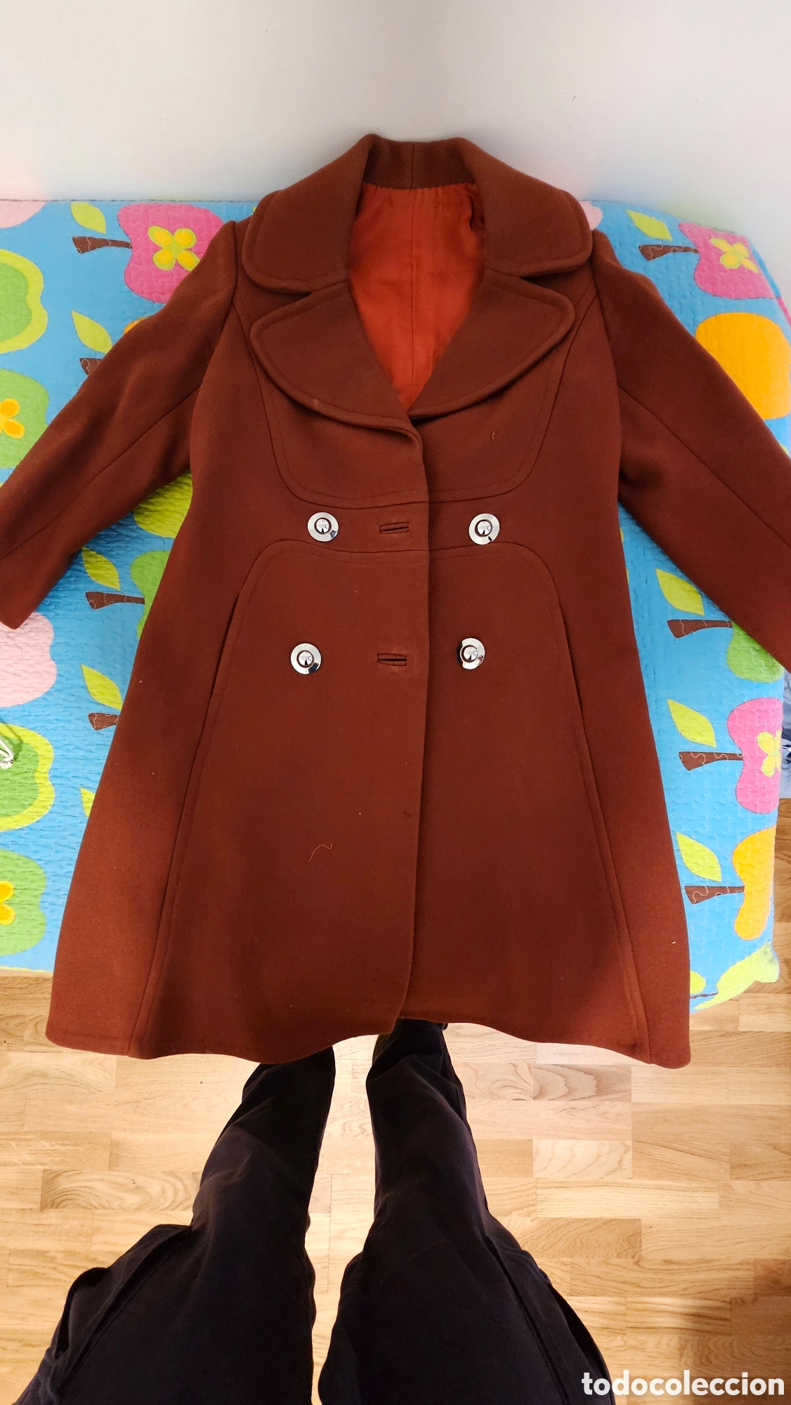Vintage: Abrigo Lana Vintage 70s Talla S