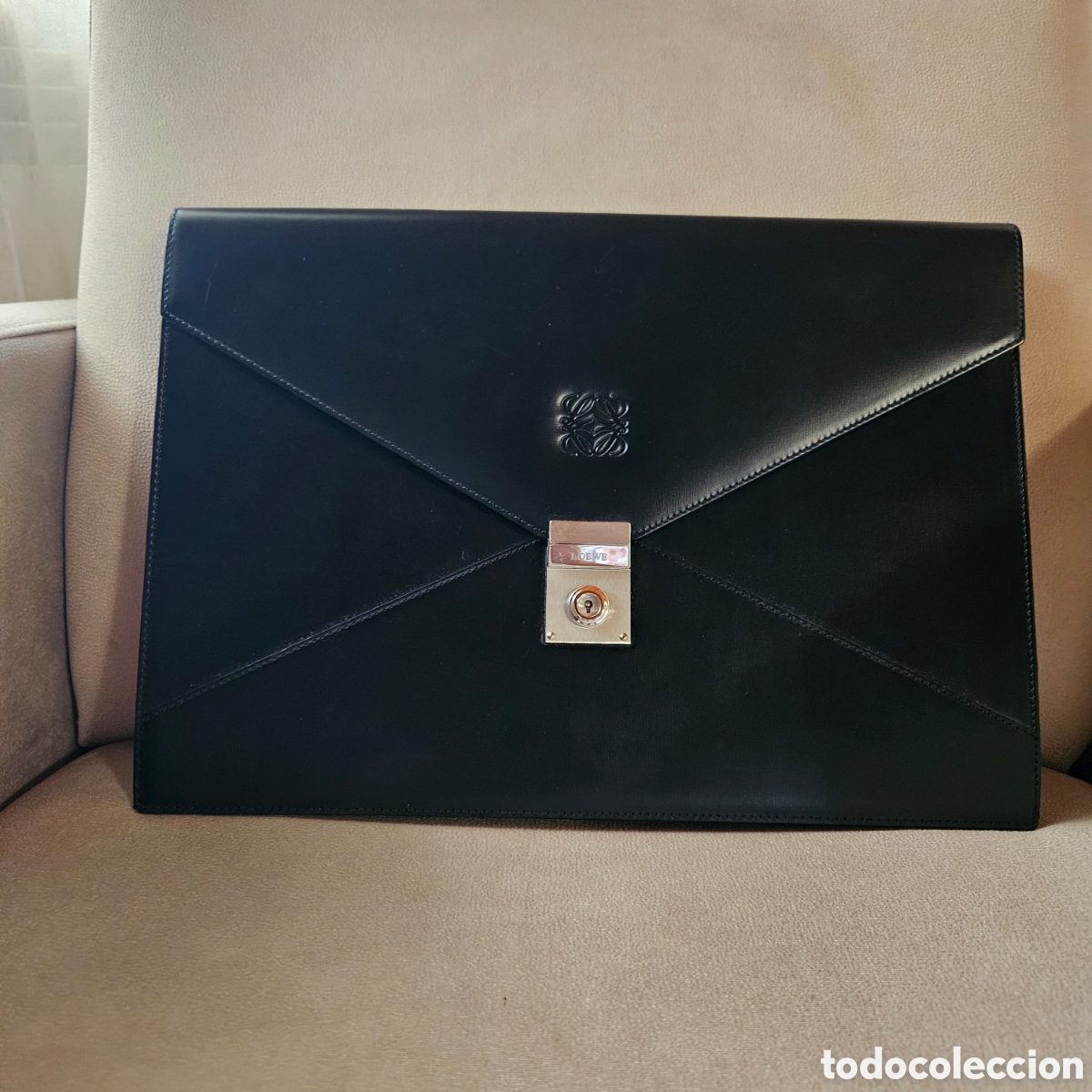 Vintage: LOEWE Portafolios / Cartera de mano Executive Vintage &ndash; Piel