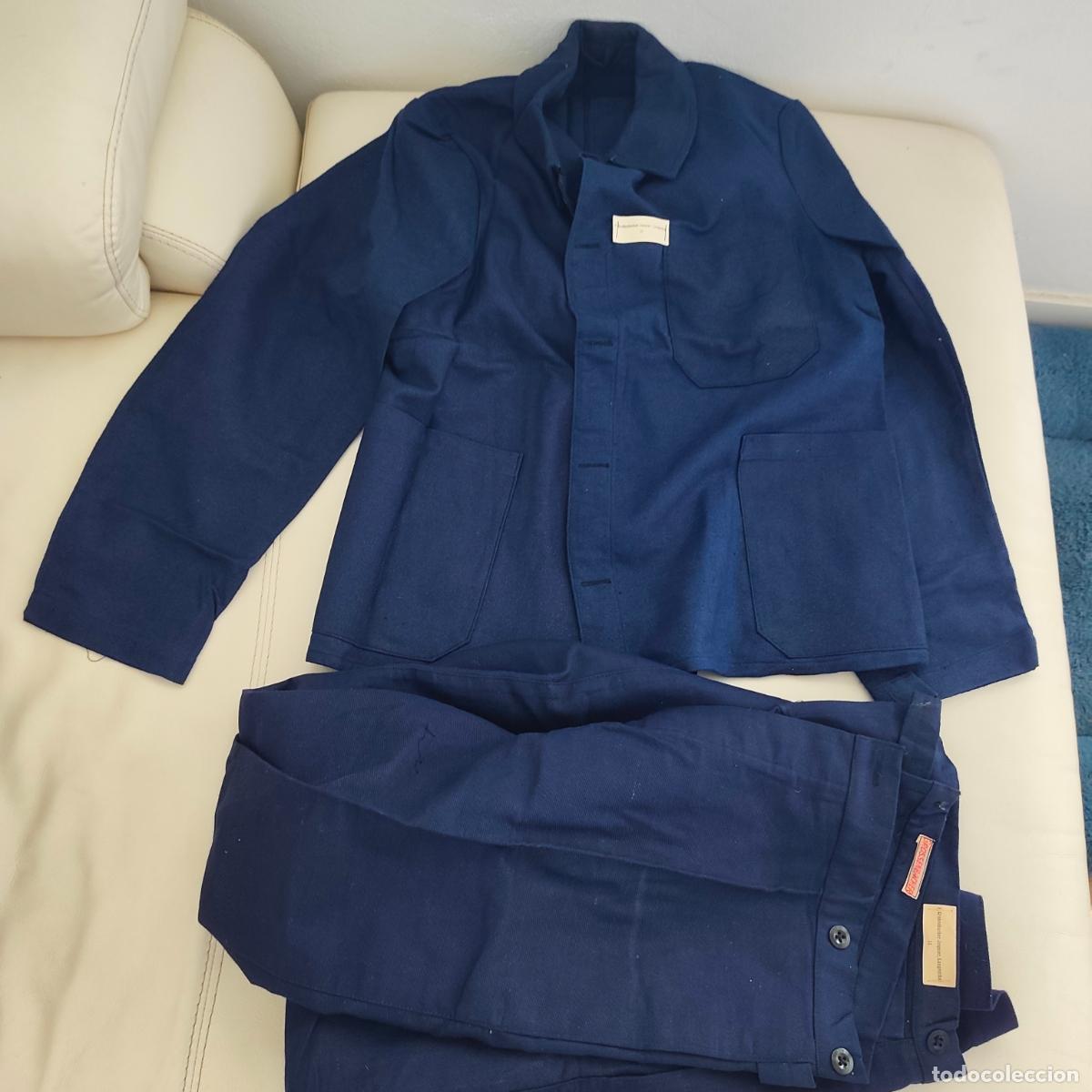 Vintage: Uniforme original Ferrocarriles Suizos SBB CFF FFS Gro&szlig;enbacher-Jequier Camisa/Chaqueta y PANTAL&Oacute;N