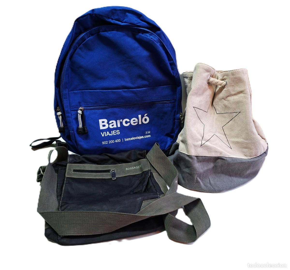 Vintage: LOTE DE BOLSOS Y MOCHILAS