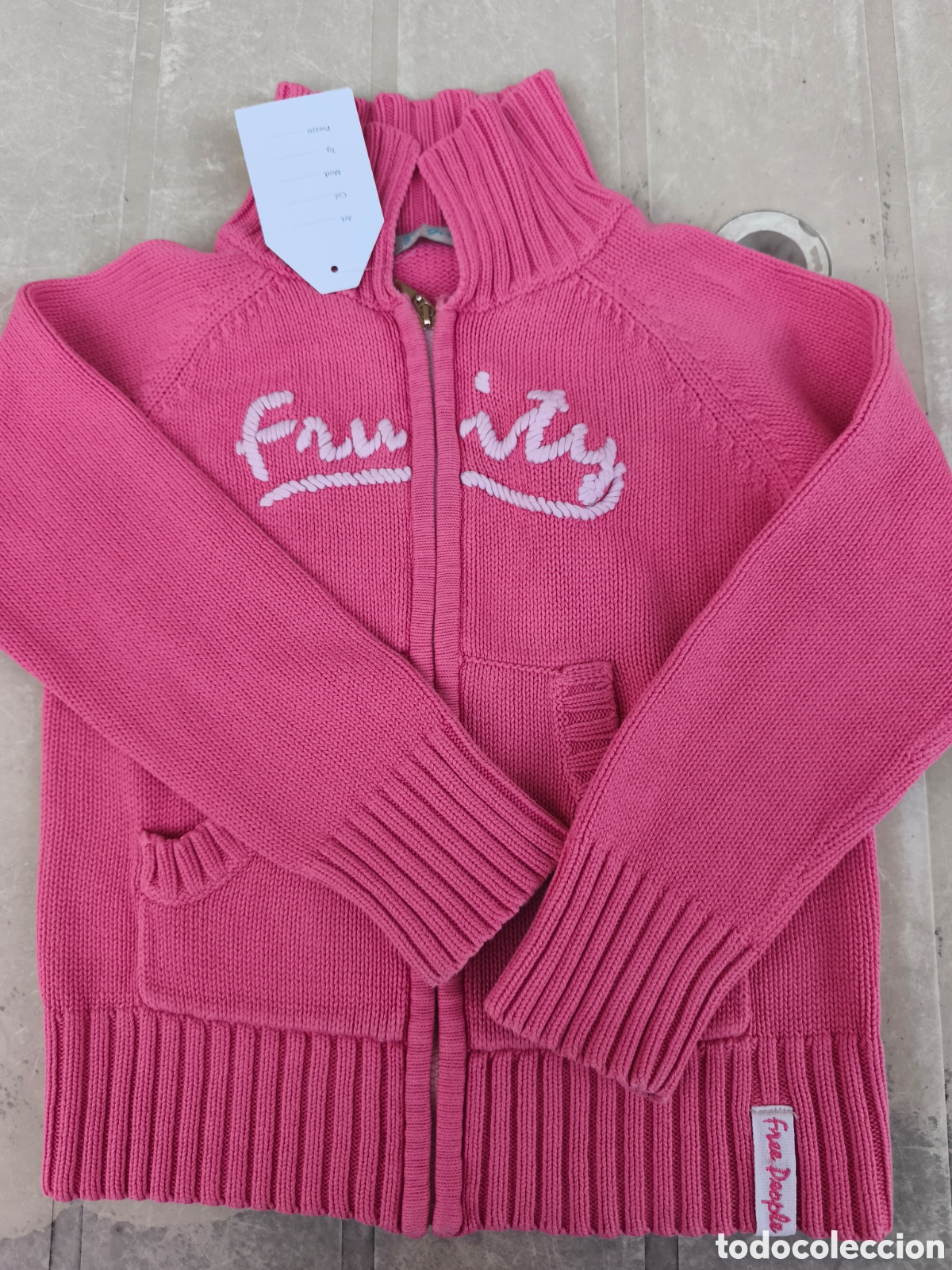 Vintage: Jersey / chaqueta para ni&ntilde;a 6-7 a&ntilde;os