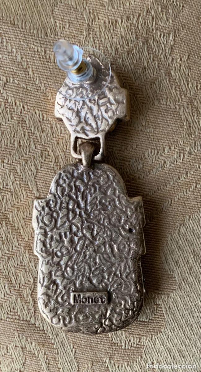 Vintage: PENDIENTES LARGOS MONET FIRMADOS - Foto 11